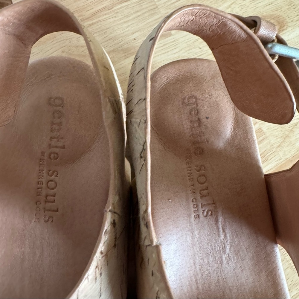 Gentle Souls by Kenneth Cole Women's Lori Platform Sandals Size 7.5 - Picture 7 of 15